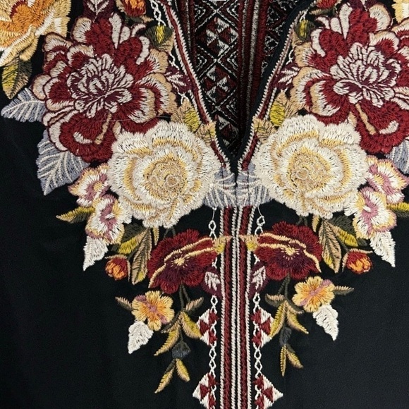 Johnny Was heavily embroidered silk Artemis dress NWT (oversized) - Picture 12 of 15